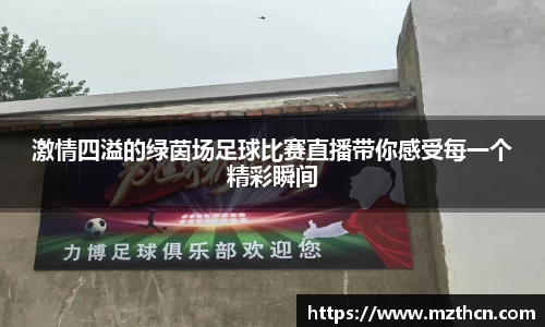 激情四溢的绿茵场足球比赛直播带你感受每一个精彩瞬间
